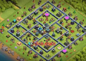 Top Town Hall 13 Base: Symmetric, Anti-3 Star & Anti-Air #20363