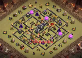 Best Town Hall 9 War Base | Clash of Clans Copy Link #20368