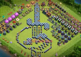 Clash of Clans Town Hall 14 Progress Base Guide & Tips #20372