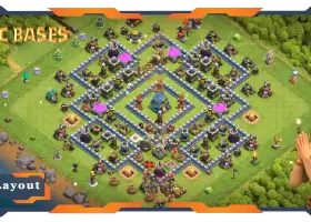 Top TH12 Anti 2 Star Bases: Hybrid Layouts & Links - CoC #20374