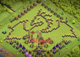 Clash of Clans Town Hall 9 Progress Base - Fun Copy Link! #20383