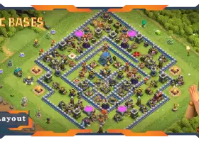 Top TH12 Base Links: Hybrid & Anti 2-Star Layouts - COC #20387