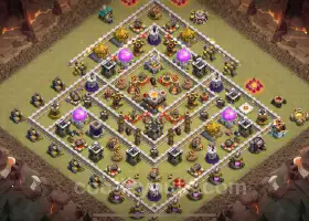 Top Anti 2 Stars TH11 War Base 2024 | Clash of Clans #20399