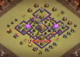 Best Town Hall 7 War Base: Anti-Air Strategy & Copy Link #20402