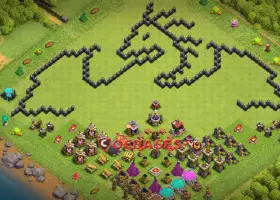 Clash of Clans Town Hall 8 Progress Base - Fun Strategies! #20412