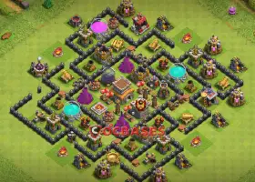 Best Town Hall 8 Farming Base | Anti 3 Stars & Trophy Boost #20418