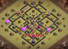 Top Town Hall 8 War Base Design - Clash of Clans Guide #20419