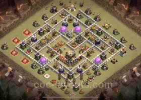 Top Anti 3 Stars TH11 War Base with Link - Clash of Clans #20420