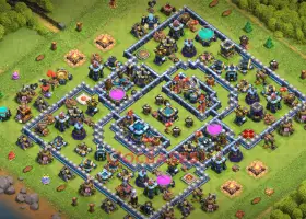 Top Town Hall 13 Anti-Ground Base Designs - Clash of Clans #20425