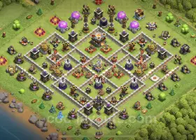 TH11 Farming Base Copy with Link - Clash of Clans Design #20450