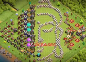 Town Hall 11 Progress Base: Fun Clash of Clans Copy Base #20459