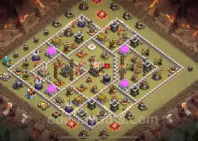 Best Anti 2 Stars TH11 War Base with Link - 2024 #20472