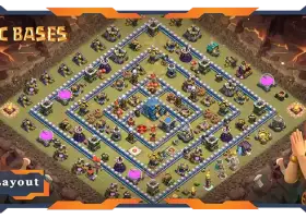 Top TH12 Clash of Clans Base: Anti 2 Stars & Anti Air Layout #20474