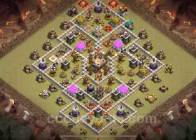 Best Anti 2 Stars TH11 War Base 2024 - Copy & Link #20476