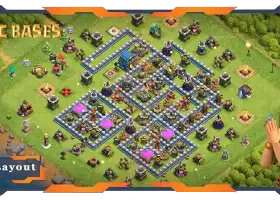 Top TH12 Max Farming Bases & Hybrid Layouts - Clash of Clans #20477