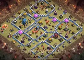 Best TH12 Anti 3 Stars War Base Link - Clash of Clans 2025 #20496