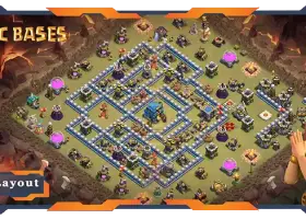 Top TH12 War Base Layouts: Anti 3 Stars & Links - COC #20502