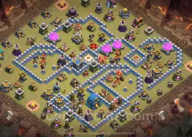 Best TH12 War Base Link for Clash of Clans - CWL Strategy #20508