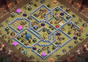 Top TH12 War Base Copy: Max Levels & Anti-Everything #20510