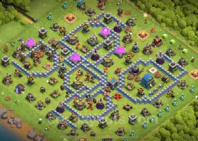 TH12 Farming Base - Anti 3 Stars | Clash of Clans Layout #20526