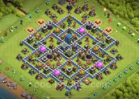 Best Anti 3 Star TH12 Base Link 2025 - Clash of Clans #20541