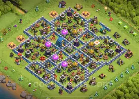 Best TH12 Base 2024: Anti 3 Stars GoWiWi/GoWiPe Copy #20545