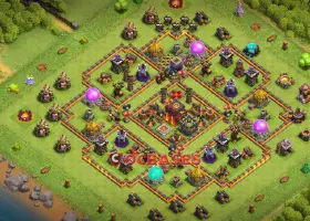 Top Town Hall 10 Trophy Base for Clash of Clans #20549