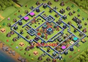 Top Town Hall 13 Base - Anti 2 Stars & Anti Air Setup #20554