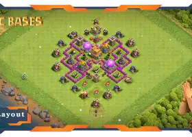 Top TH6 Hybrid Base 2023: Anti 3 Stars & Farming Layout #20566