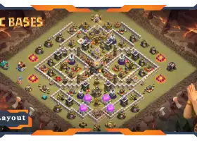 Top TH11 Base Design - Anti 3 Star & Anti Air Layout #20573