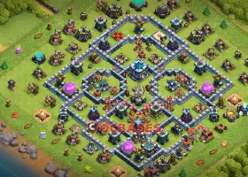 Top Town Hall 13 Trophy Base - Anti 3-Star | Clash of Clans #20578