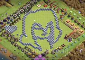 Top Funny Troll Bases for TH12 - Clash of Clans Art #20582