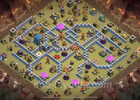 Best Anti 2 Star TH12 War Base - Clash of Clans #20587