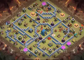 Best TH12 Anti 2 Stars War Base - Clash of Clans Link #20591