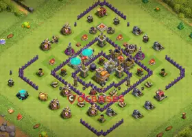 Top Town Hall 7 Hybrid Base - Anti 2 Star | Clash of Clans #20608