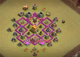 Best Town Hall 6 War Base – Anti 3 Stars & Anti Air! #20609