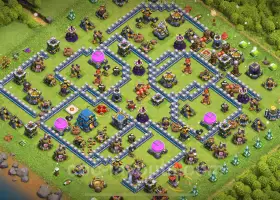 Top Anti 3 Stars TH12 Base - Clash of Clans Defense #20611