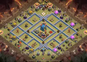 Best Anti 3 Star TH12 War Base Copy for Clash of Clans #20612