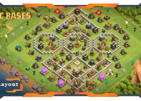 Top TH11 Max Bases: Anti-Air Layouts & Links - Clash of Clans #20616