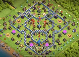 Top TH12 Anti-Dragon Base for Legend League - Clash of Clans #20617