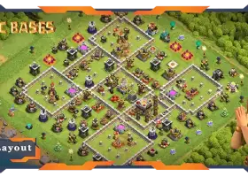 Top Farming Base TH11: Hybrid Layout & Link - Clash of Clans #20623