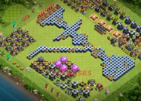 Clash of Clans: Town Hall 14 Fun Progress Base Guide #20624