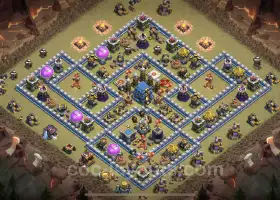 Best Anti 2 Stars TH12 Base for Legend League - Clash of Clans #20627