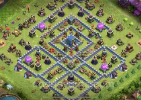 Max TH12 Farming Base Layout for Legend League - COC #20640