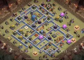 Top TH12 Anti 3 Stars War Base with Link - Clash of Clans #20652