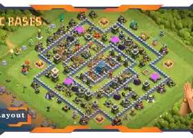 Top TH12 Farming Base: Anti 2 & 3 Stars Layouts - COC #20656