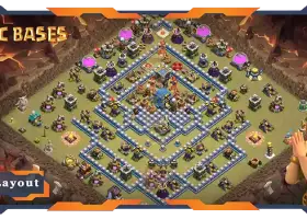 Top TH12 War Base Layout - Anti 2 Stars & CWL Link #20663