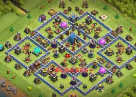 Top Town Hall 12 Farming Base - Anti 3 Stars & Ground #20676