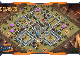 Top War Base TH12 - Anti 3 Stars Layouts & Links | COC #20677