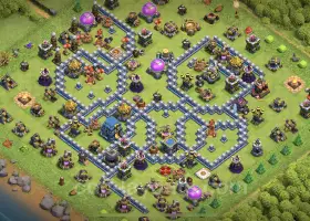 Top TH12 Trophy Base Layout - Clash of Clans with Link #20679